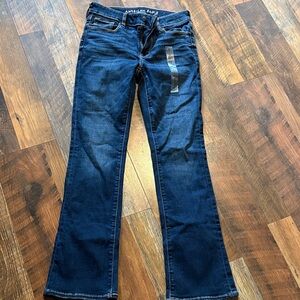 American Eagle Outfitters Dark Blue Flare Jeans